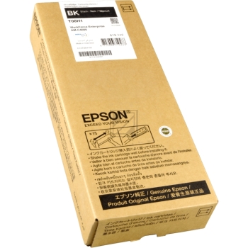 C13T08H100 // T08H1 / schwarz / original EPSON Tintenpatrone schwarz / C13T08H100 / 50000 S. / 69.00 ml