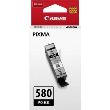 2078C001 // PGI580PGBK / schwarz / original CANON Tintenpatrone schwarz / 2078C001 / 200 S. / 11.20 ml
