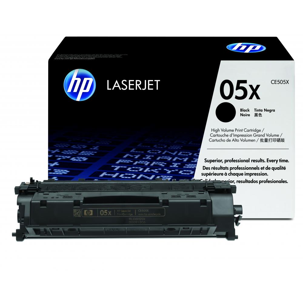 CE505X/05X Original Toner Black für HP LASERJET / 05X/ CE505X / 6.500 Seiten