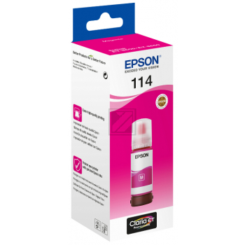 C13T07B340 // 114 / magenta / original EPSON Tintenflasche magenta / C13T07B340 / 6700 S. / 70.00 ml