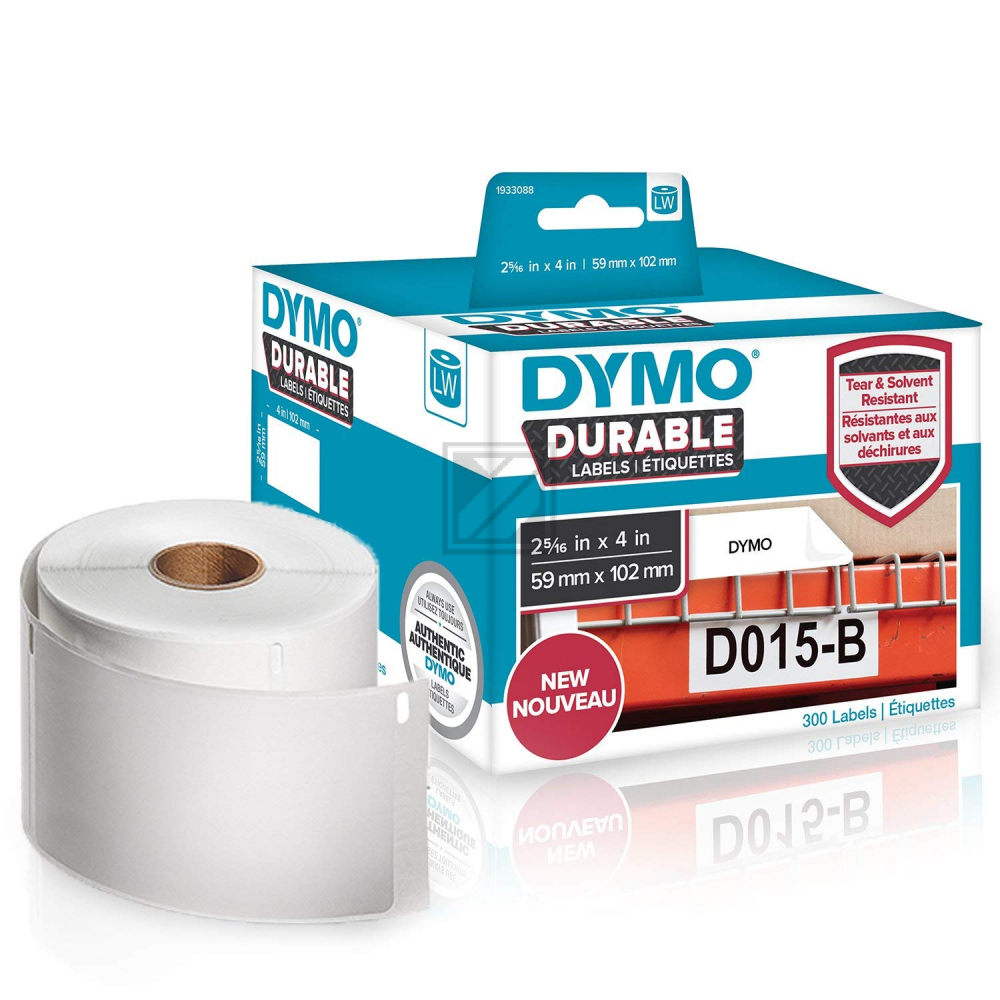 1933088 DYMO 59x102mm WEISS KUNSTSTOFF / 1933088