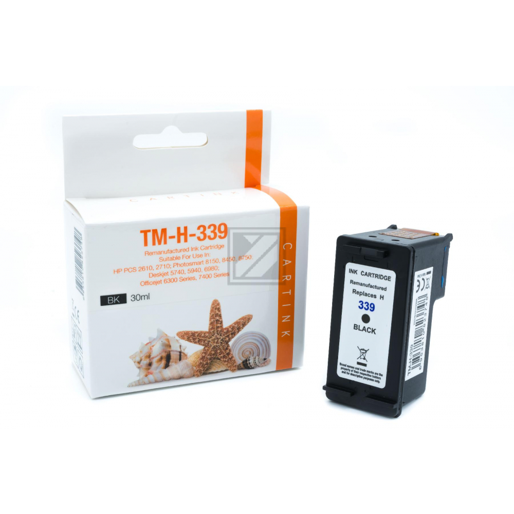 Refill Tinte Black für  HP / C8767EE / 30ml