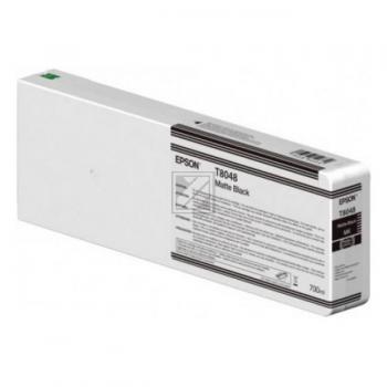 C13T804800 // T8048 / schwarz / original EPSON Tintenpatrone schwarz matt / C13T804800 / 700.00 ml