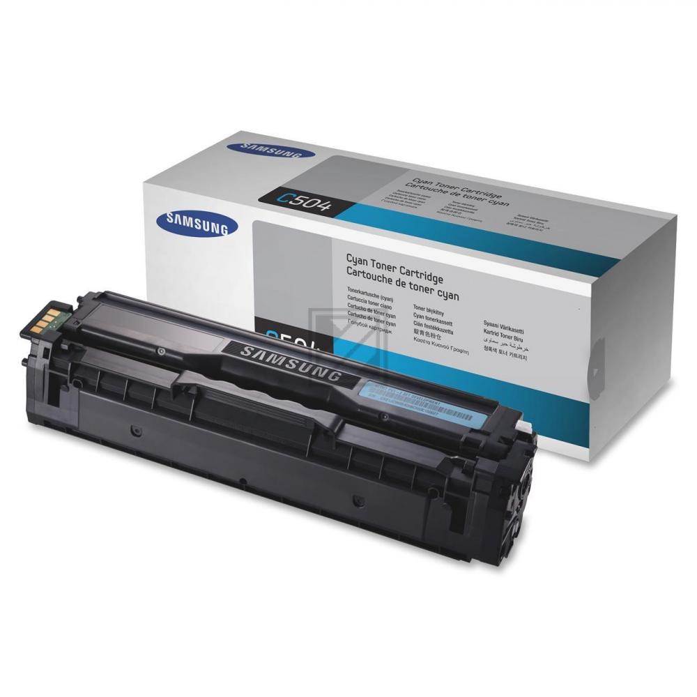 SU025A // CLTC504S / cyan / original SAMSUNG Toner cyan / SU025A / 1800 S.