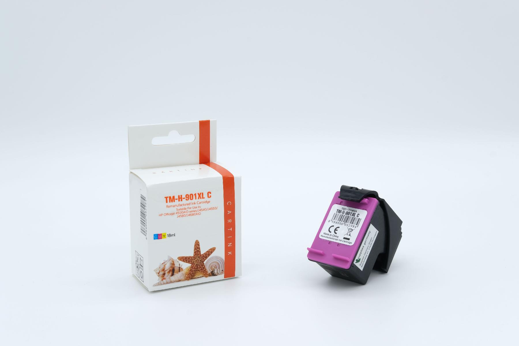 Refill Tinte Color für HP / CC656AE / 18ml
