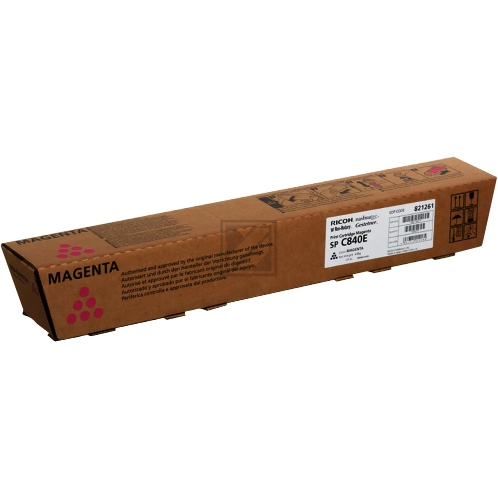821261 // SPC840A / magenta / original RICOH Toner magenta / 821261 / 22500 S.