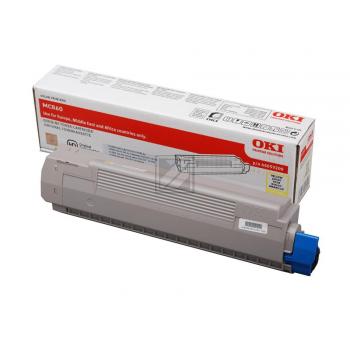 44059209 / gelb / original OKI Toner gelb / 44059209 / 10000 S.
