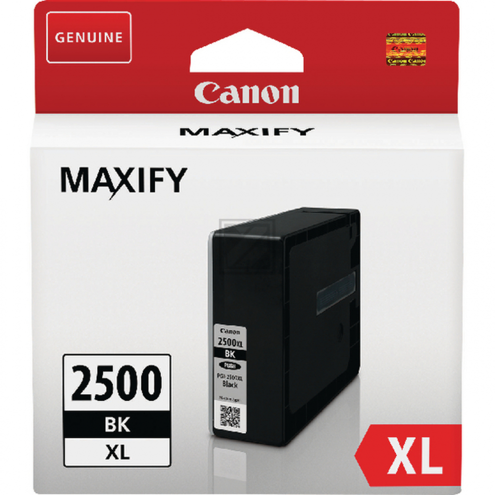 9254B001 // PGI2500XLBK / schwarz / original CANON Tintenpatrone schwarz / 9254B001 / 2500 S. / 70.90 ml