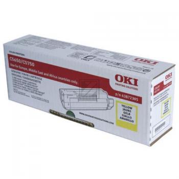 43872305 / gelb / original OKI Toner gelb / 43872305 / 2000 S.
