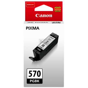 0372C001 // PGI570PGBK / schwarz / original CANON Tintenpatrone schwarz / 0372C001 / 300 S. / 15.00 ml