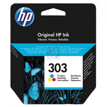 T6N01AE301 // 303 / original HP Druckkopfpatrone color / T6N01AE301 / 165 S. / 4.00 ml