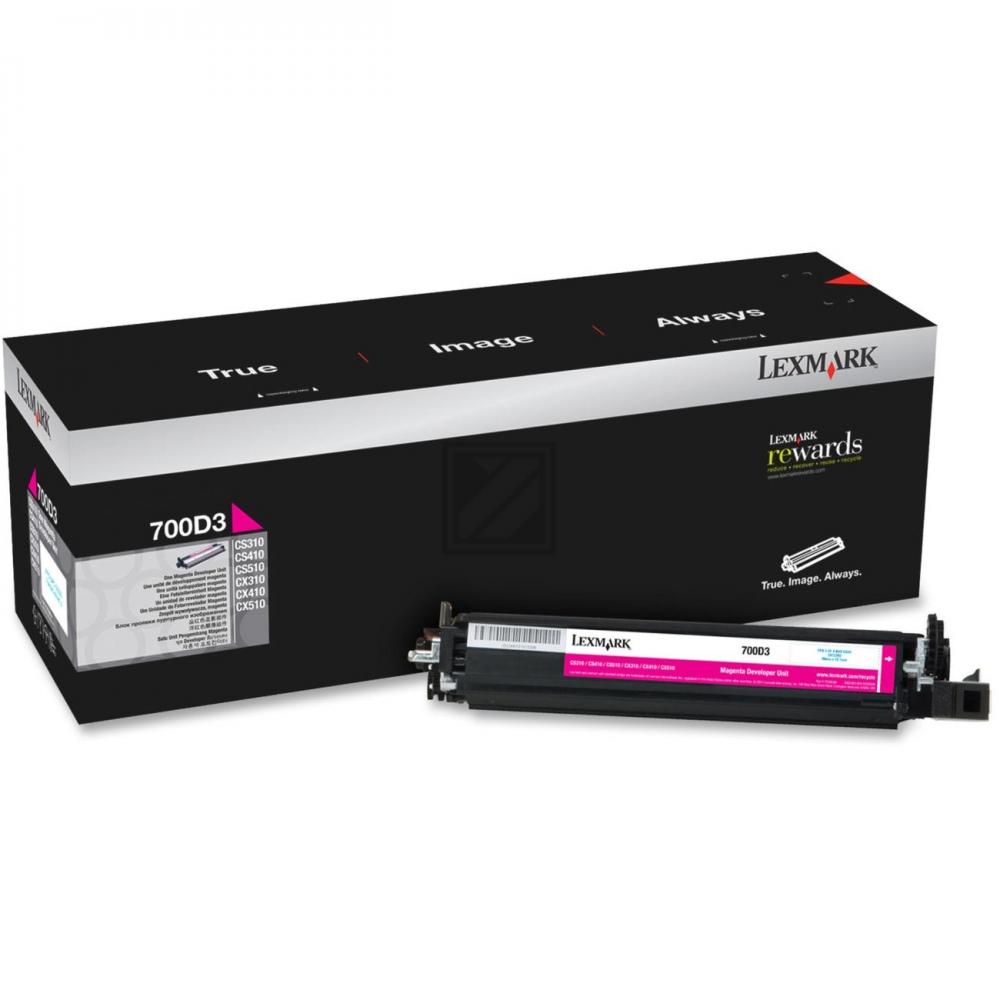 70C0D30 // 700D3 / magenta / original LEXMARK Entwicklereinheit / 70C0D30 / 40000 S.