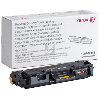 106R04346 / schwarz / original XEROX Toner schwarz / 106R04346 / 1500 S.