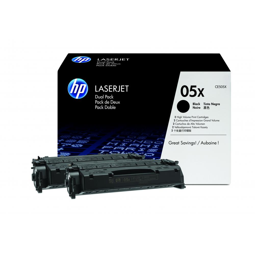CE505XD // 05XD / schwarz / original HP Toner schwarz / CE505XD / 6500 S.