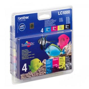 LC1000VALBP / original BROTHER Tintenpatrone MultiPack / LC1000VALBP