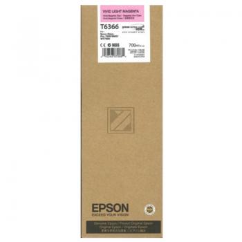 C13T636600 // T6366 / magenta / original EPSON Tintenpatrone magenta hell / C13T636600 / 700.00 ml