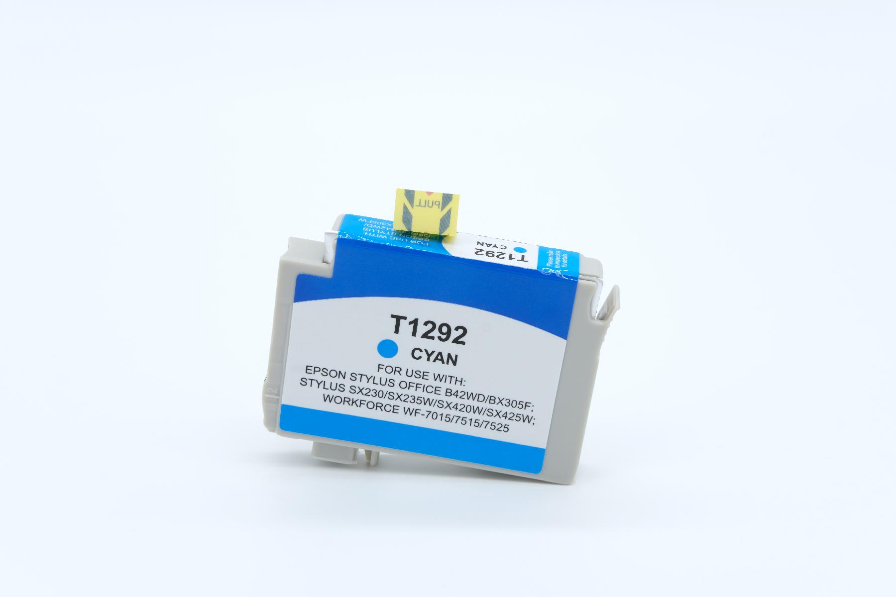 BULK T1292 Alternativ Tinte Cyan für Epson  / C13T12924010 / 7ml