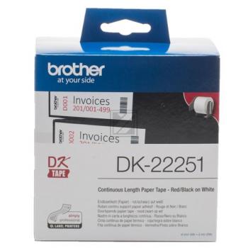DK22251 / original BROTHER PTouch Etiketten / DK22251