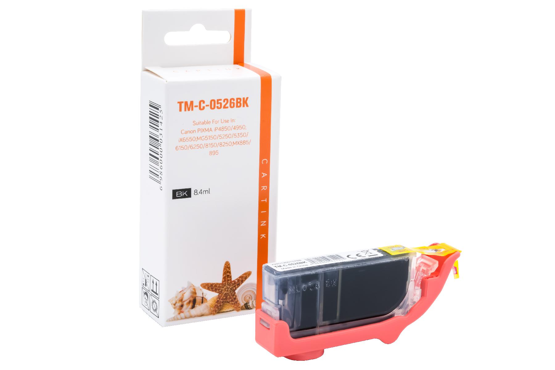 Alternativ Tinte Black für Ca / 4540B001 / 8,4ml / mit Chip