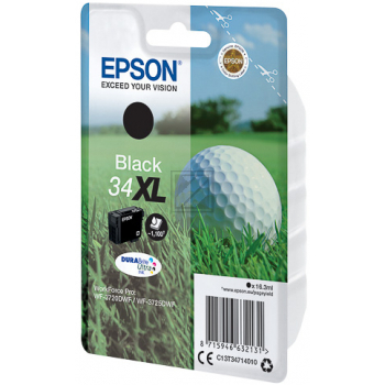 C13T34714010 // 34XL / original EPSON Tintenpatrone schwarz / C13T34714010 / 1100 S. / 16.30 ml