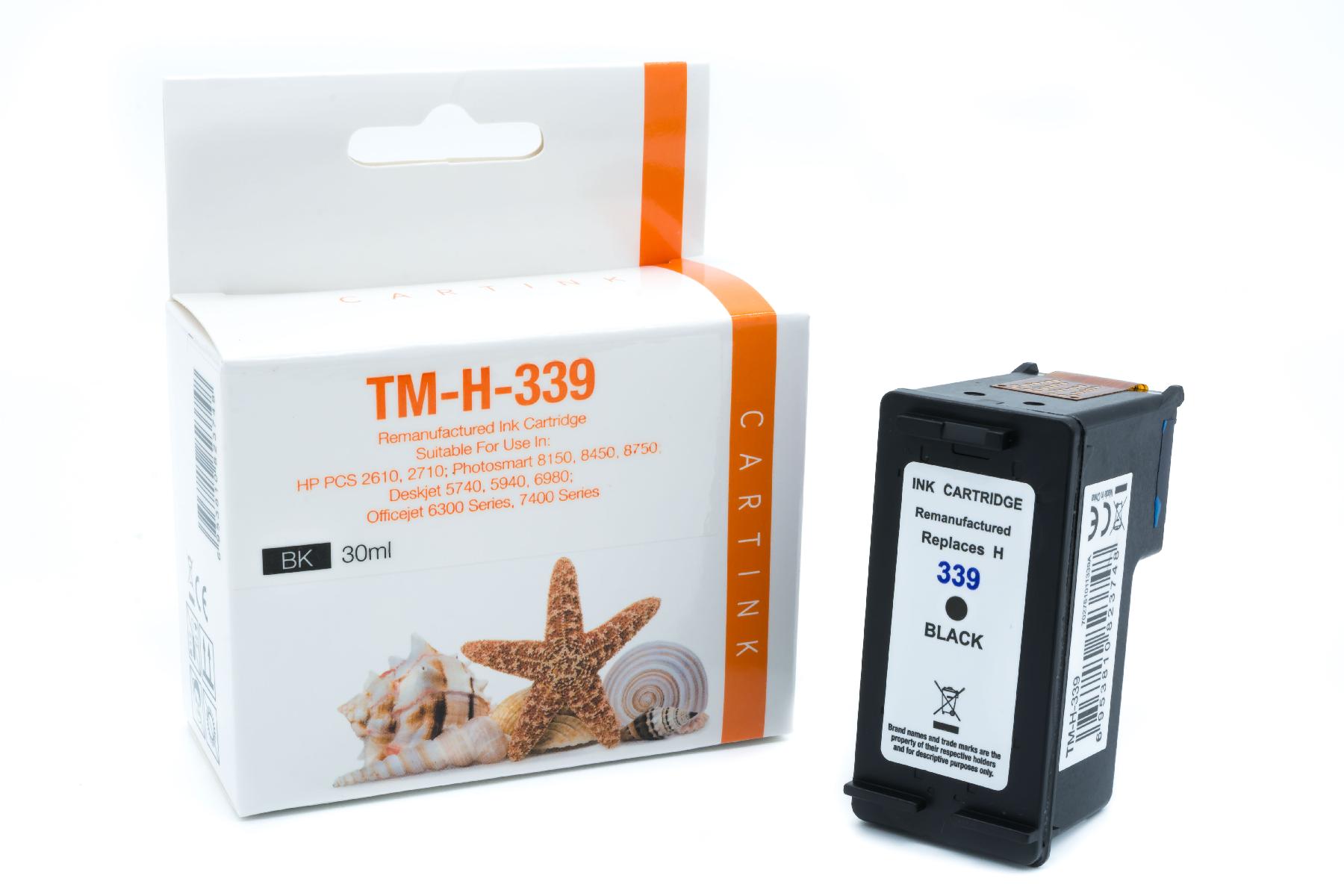 Refill Tinte Black für  HP / C8767EE / 30ml