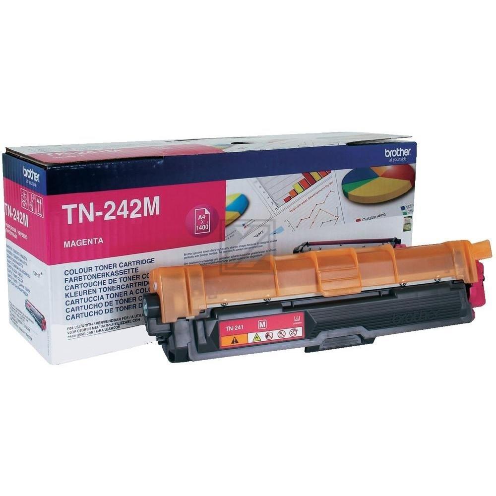 TN242M / magenta / original BROTHER Toner magenta / TN242M / 1400 S.