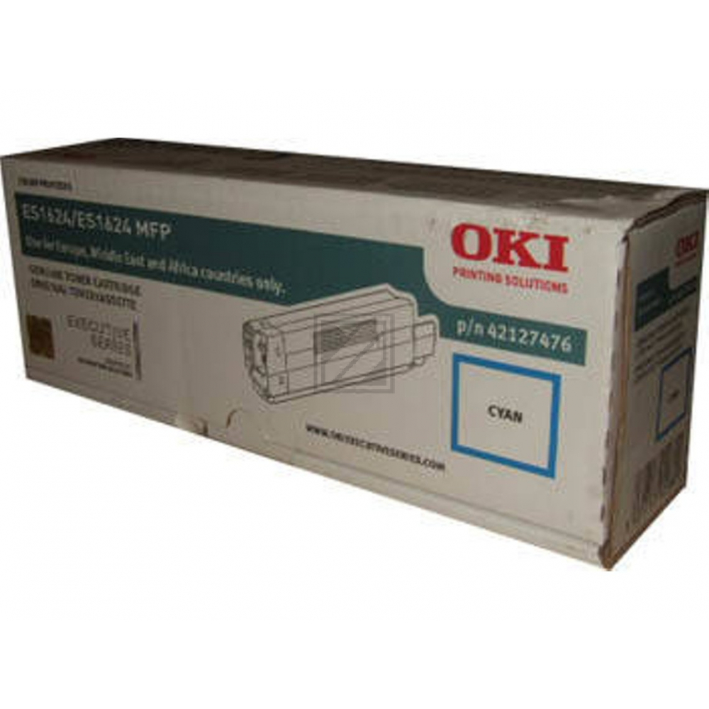42127476 / cyan / original OKI Toner cyan / 42127476 / 5000 S.