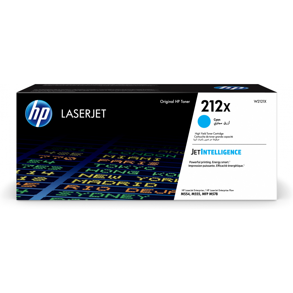 W2121X HP CLJ M554 TONER CYAN HC / W2121X