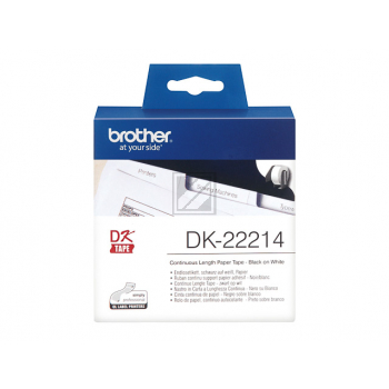 DK22214 / original BROTHER PTouch Etiketten / DK22214