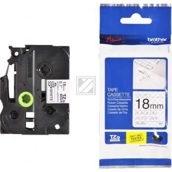 TZESE4 / schwarz / original BROTHER PTouch Farbband / TZESE4