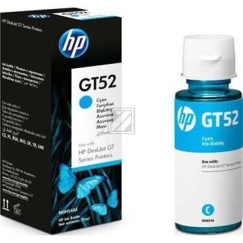 M0H54AE // GT52 / original HP Tintenpatrone cyan / M0H54AE / 8000 S. / 70.00 ml