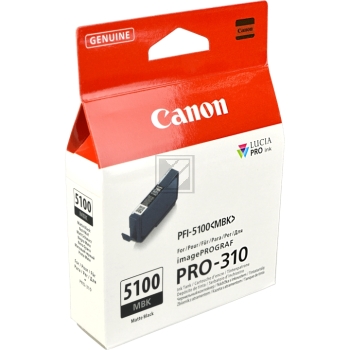 6951C001 // PFI5100MBK / schwarz / original Canon  / 6951C001