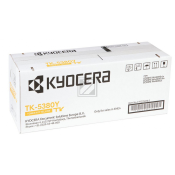 1T02Z0ANL0 // TK5380Y / gelb / original KYOCERA Toner gelb / 1T02Z0ANL0 / 10000 S.