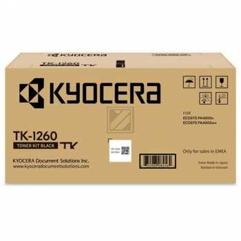 1T0C150NL0 // TK1260 / schwarz / original Kyocera  / 1T0C150NL0 / 10000 S.