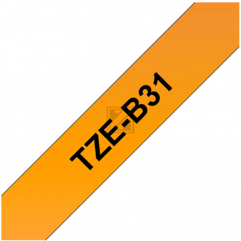 TZEB31 / schwarz / original BROTHER PTouch Farbband / TZEB31