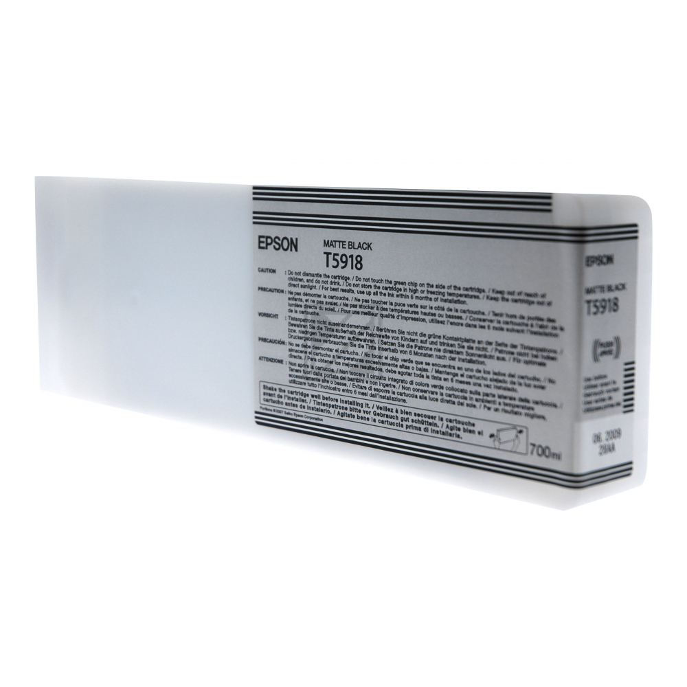 C13T591800 // T5918 / schwarz / original EPSON Tintenpatrone schwarz matt / C13T591800 / 700.00 ml