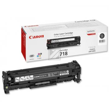 2662B002 // 718BK / schwarz / original CANON Toner schwarz / 2662B002 / 3400 S.