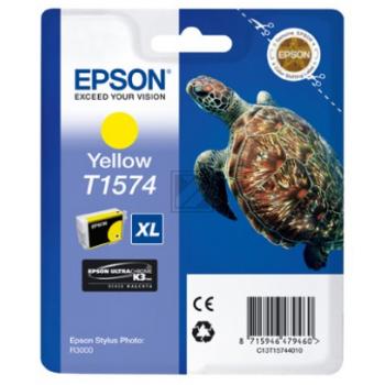 C13T15744010 // T1574 / gelb / original EPSON Tintenpatrone gelb / C13T15744010 / 25.90 ml