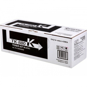 1T02KA0NL0 // TK880K / schwarz / original KYOCERA Toner schwarz / 1T02KA0NL0 / 25000 S.