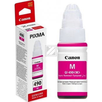 0665C001 // GI490M / magenta / original CANON Tintenflasche magenta / 0665C001 / 7000 S. / 70.00 ml