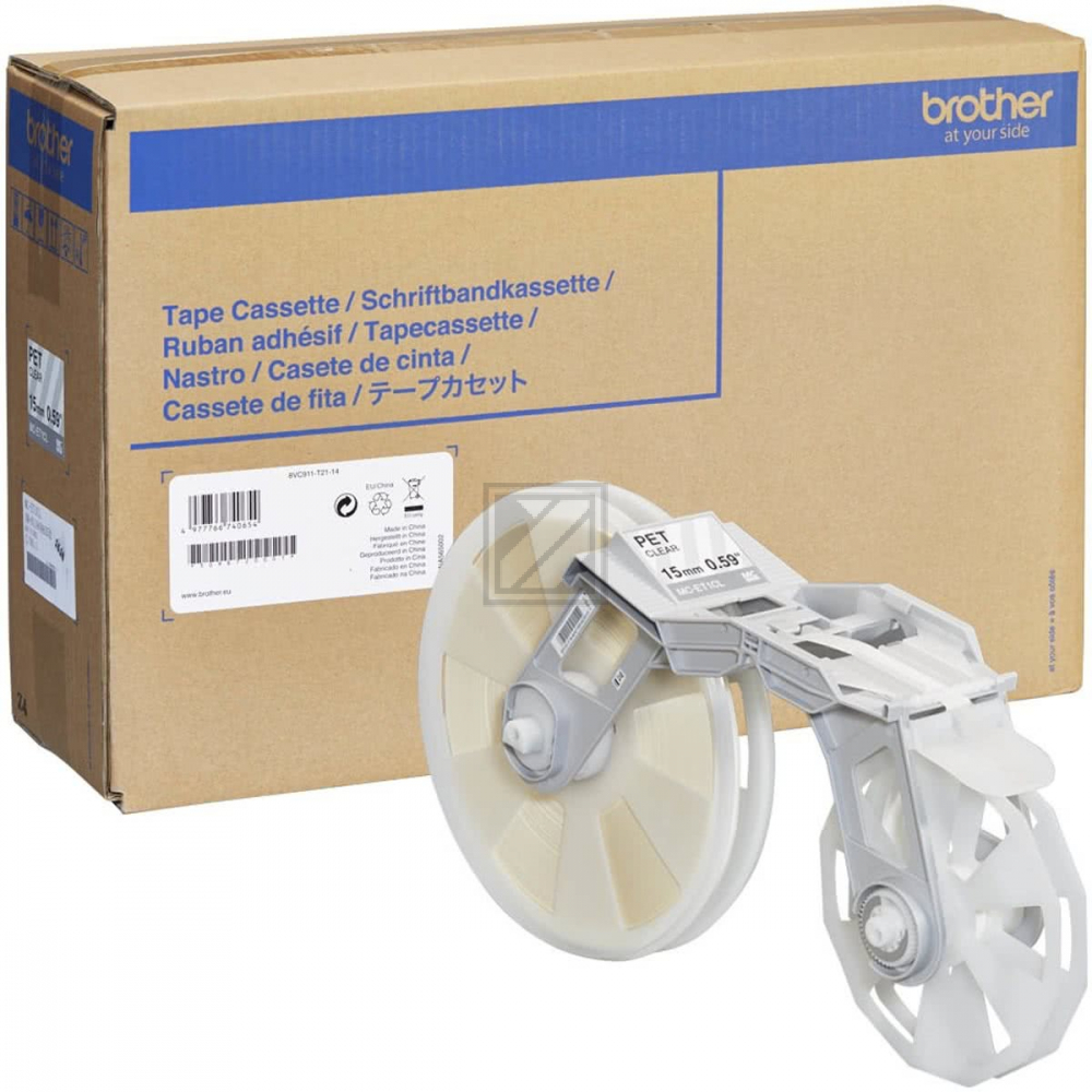 MCET1CL / original BROTHER PTouch Farbband / MCET1CL