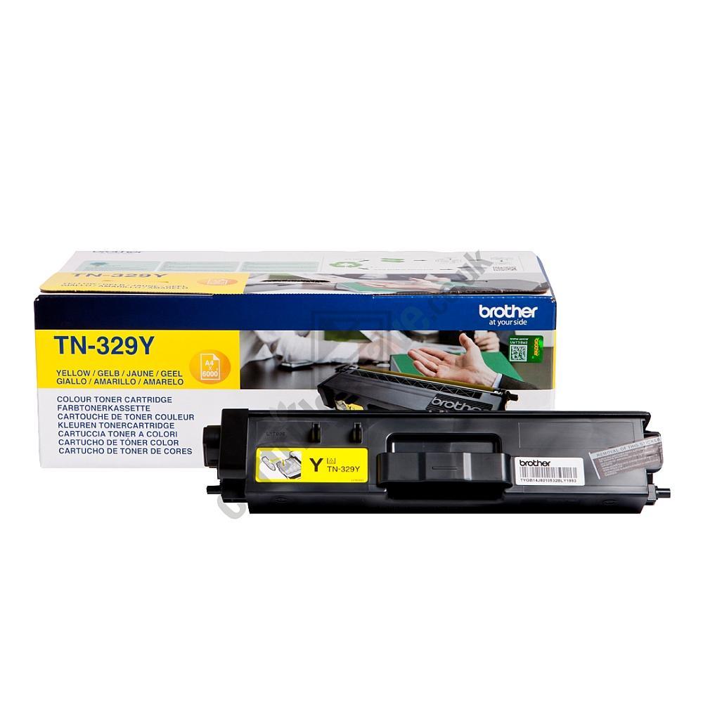 TN329Y / gelb / original BROTHER Toner gelb / TN329Y / 6000 S.