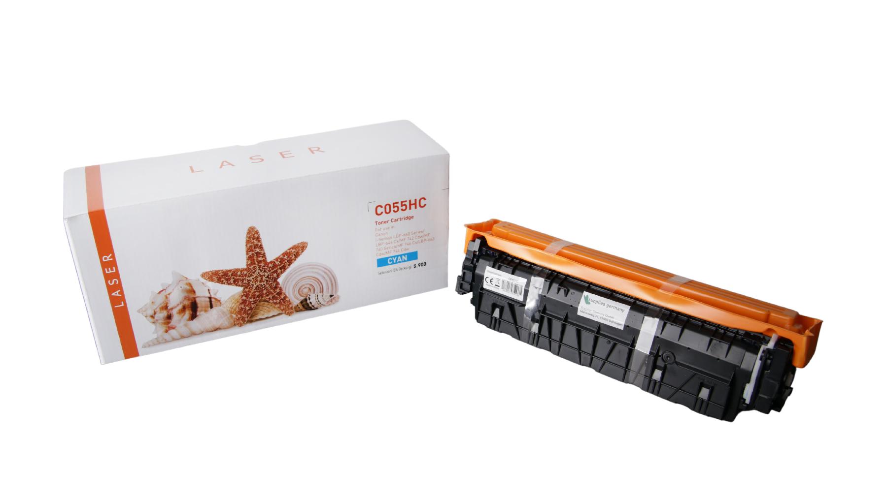 Alternativ Toner Cyan für Canon / 3019C002 / 5.900 Seiten