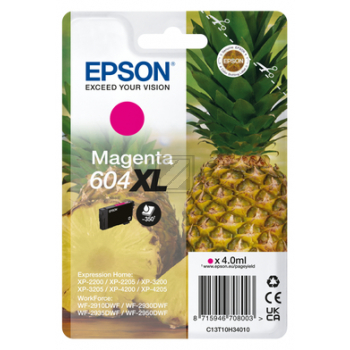 C13T10H34010 // 604XL / original EPSON Tintenpatrone magenta / C13T10H34010 / 350 S. / 4.00 ml