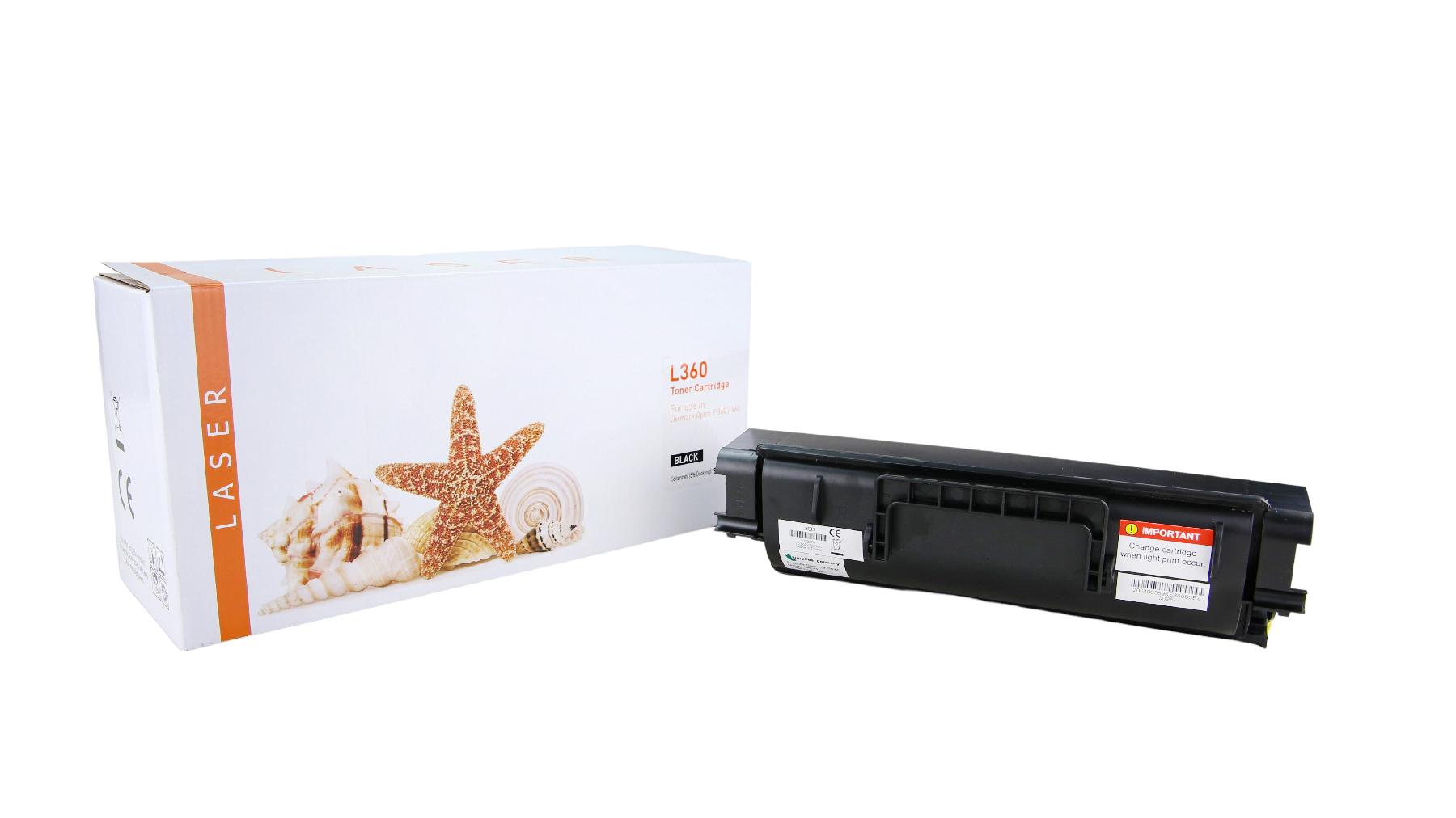 Alternativ Toner Black für Lexmark / E360H21E / 9.000 Seiten