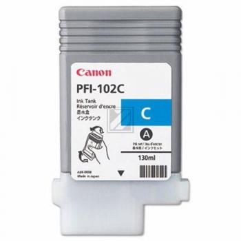 0896B001 // PFI102C / cyan / original CANON Tintenpatrone cyan / 0896B001 / 130.00 ml