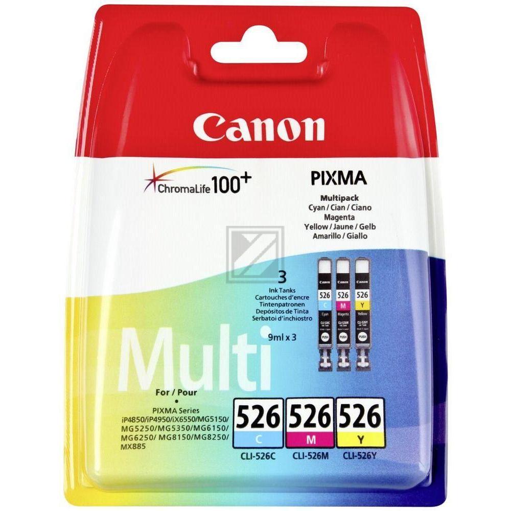 4540B019 // CLI526 / original CANON Tintenpatrone MultiPack / 4540B019 / 450 S. / 9.00 ml