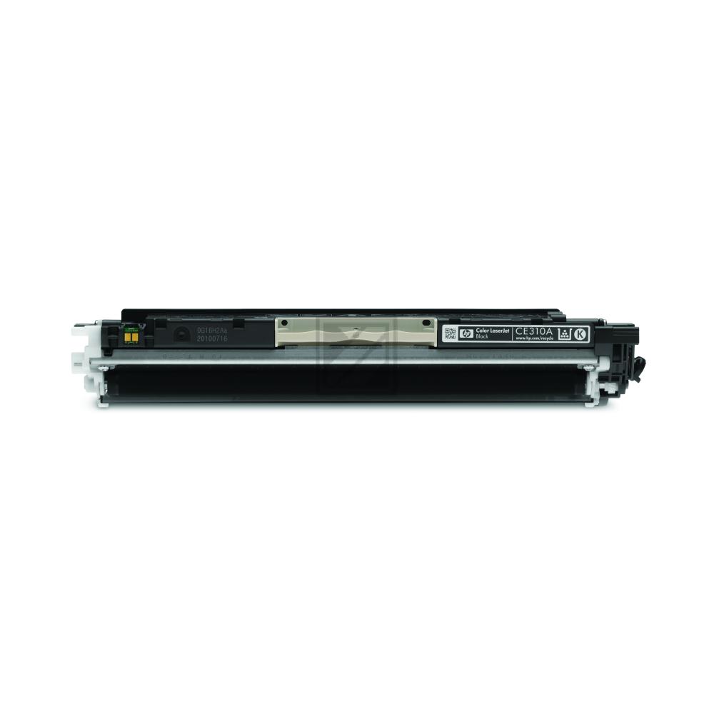 CE310A // 126A / schwarz / original HP Toner schwarz / CE310A / 1200 S.