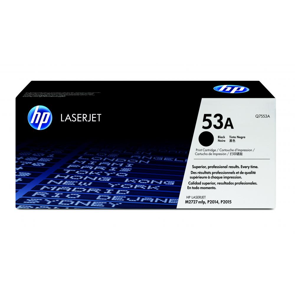 Q7553A // 53A / schwarz / original HP Toner schwarz / Q7553A / 3000 S.