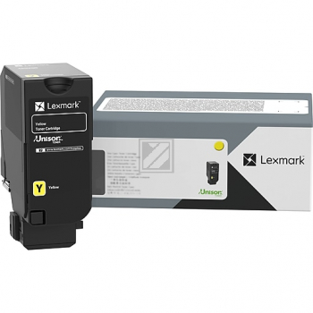71C0X40 / gelb / original LEXMARK Toner gelb / 71C0X40 / 12500 S.